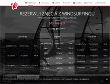 Tablet Screenshot of e-windsurfing.pl